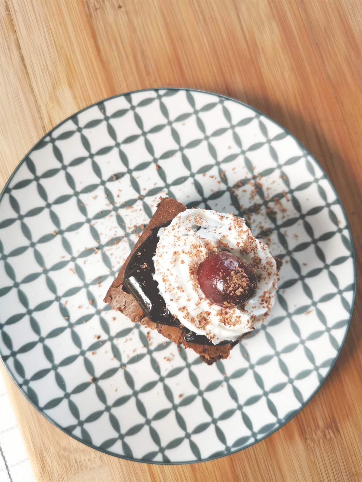 Brownies façon forêt noire